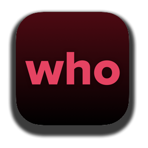 WHO -- CALL & CHAT Logo